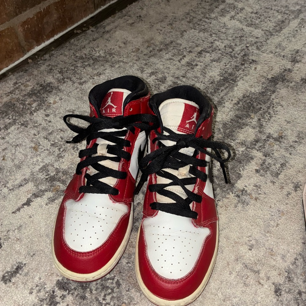 Nike Black and Red Sneakers